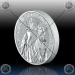 1oz GERMANIA 5 Mark 2019 (The Allegories - Britannia & Germania) BU